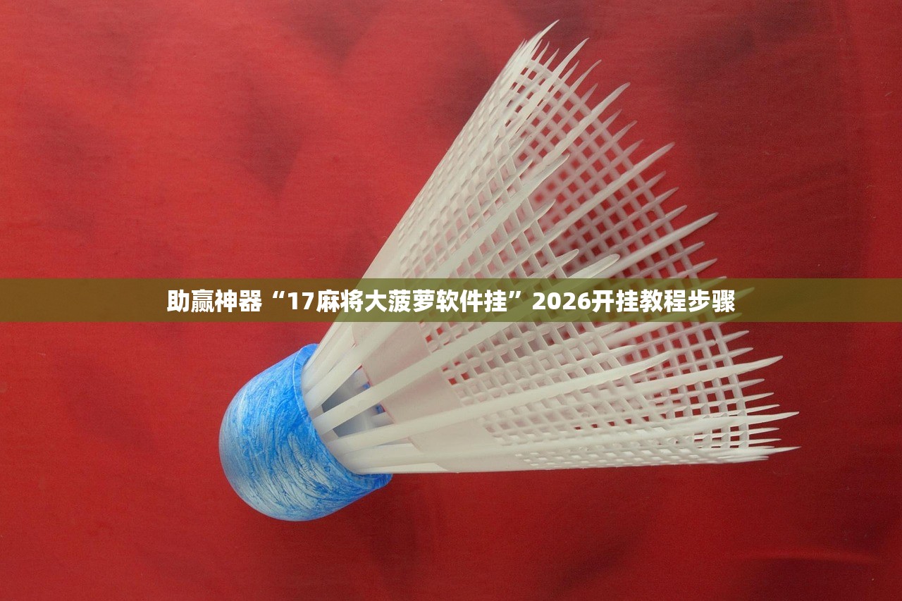 助赢神器“17麻将大菠萝软件挂”2026开挂教程步骤