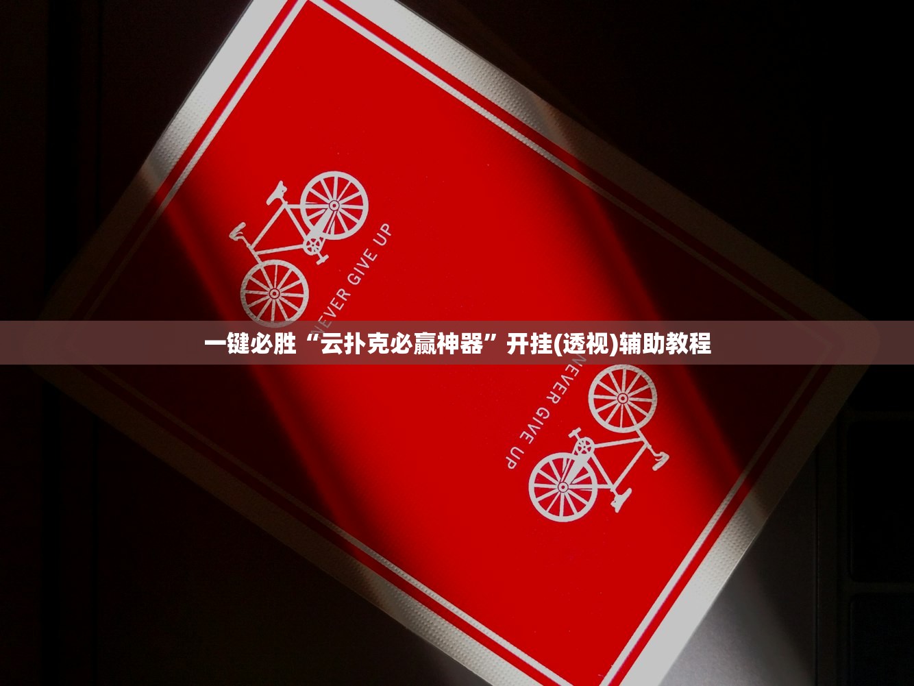 一键必胜“云扑克必赢神器”开挂(透视)辅助教程