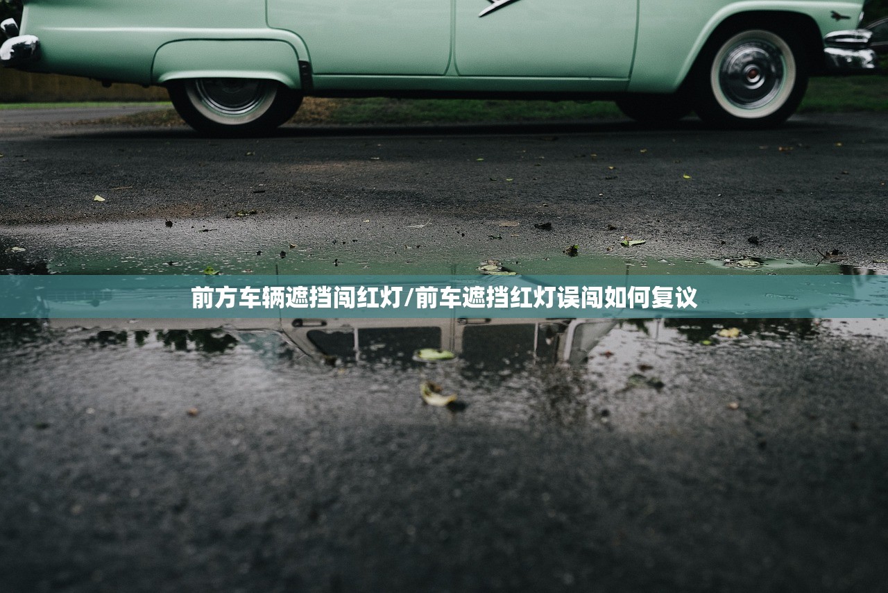 前方车辆遮挡闯红灯/前车遮挡红灯误闯如何复议
