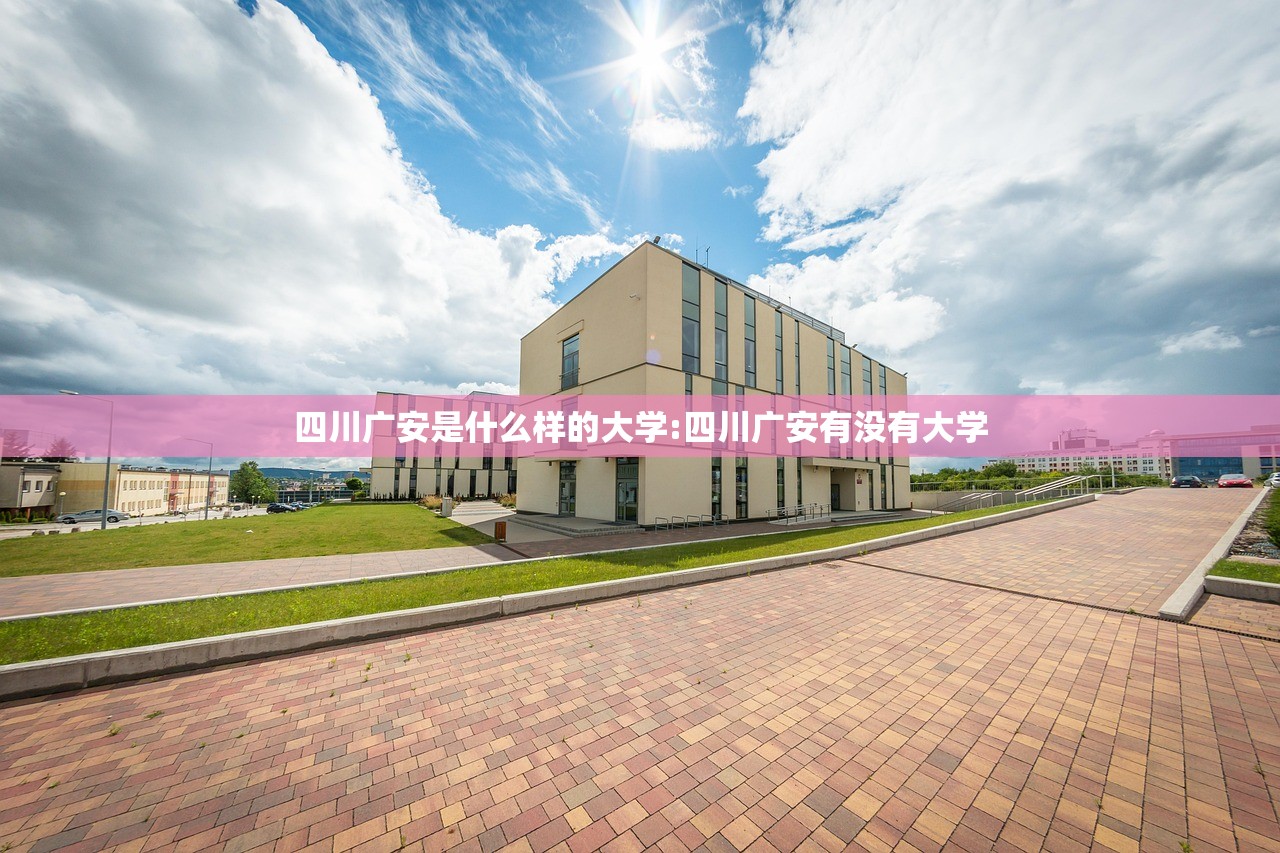 四川广安是什么样的大学:四川广安有没有大学