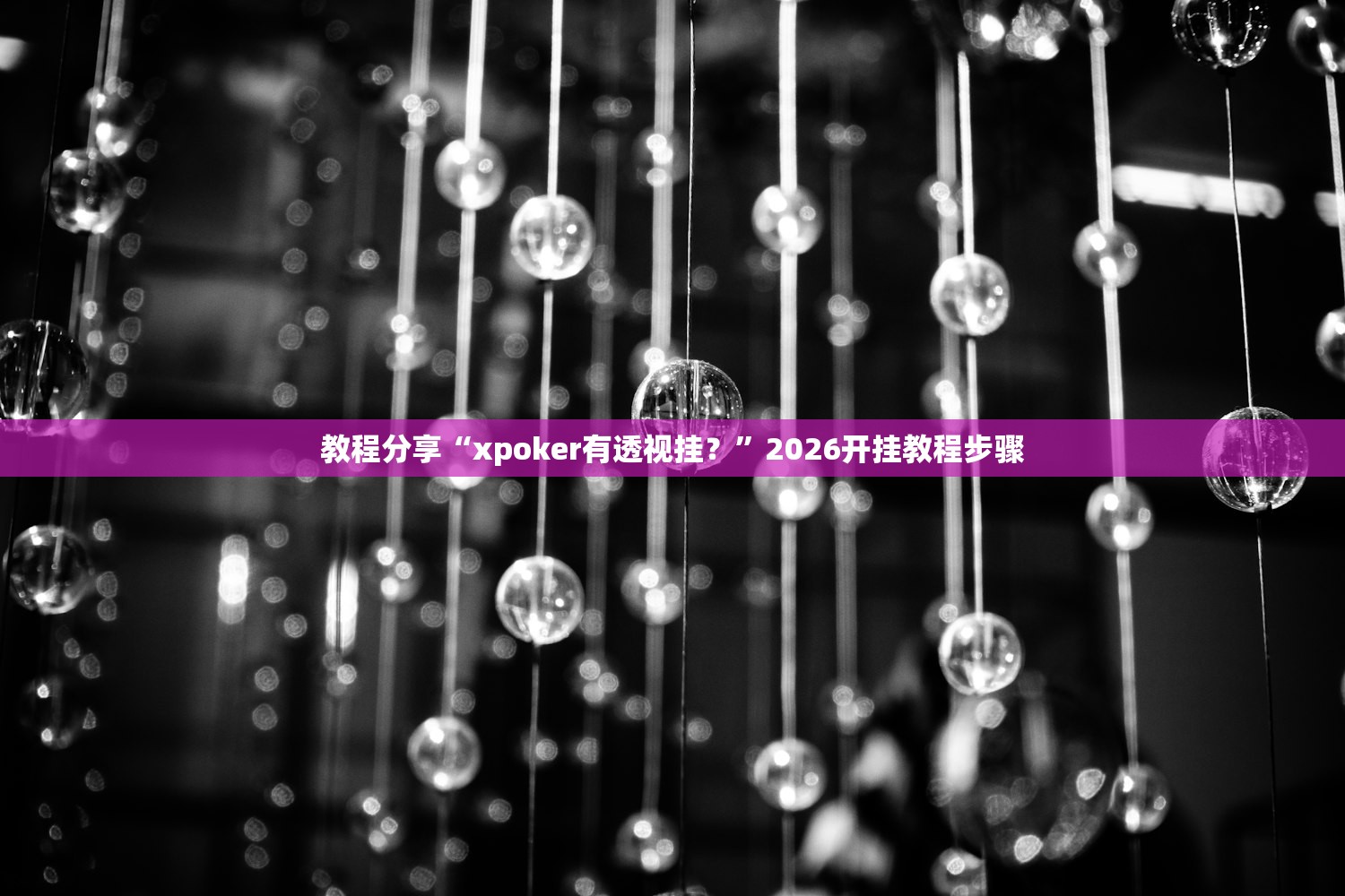 教程分享“xpoker有透视挂？”2026开挂教程步骤