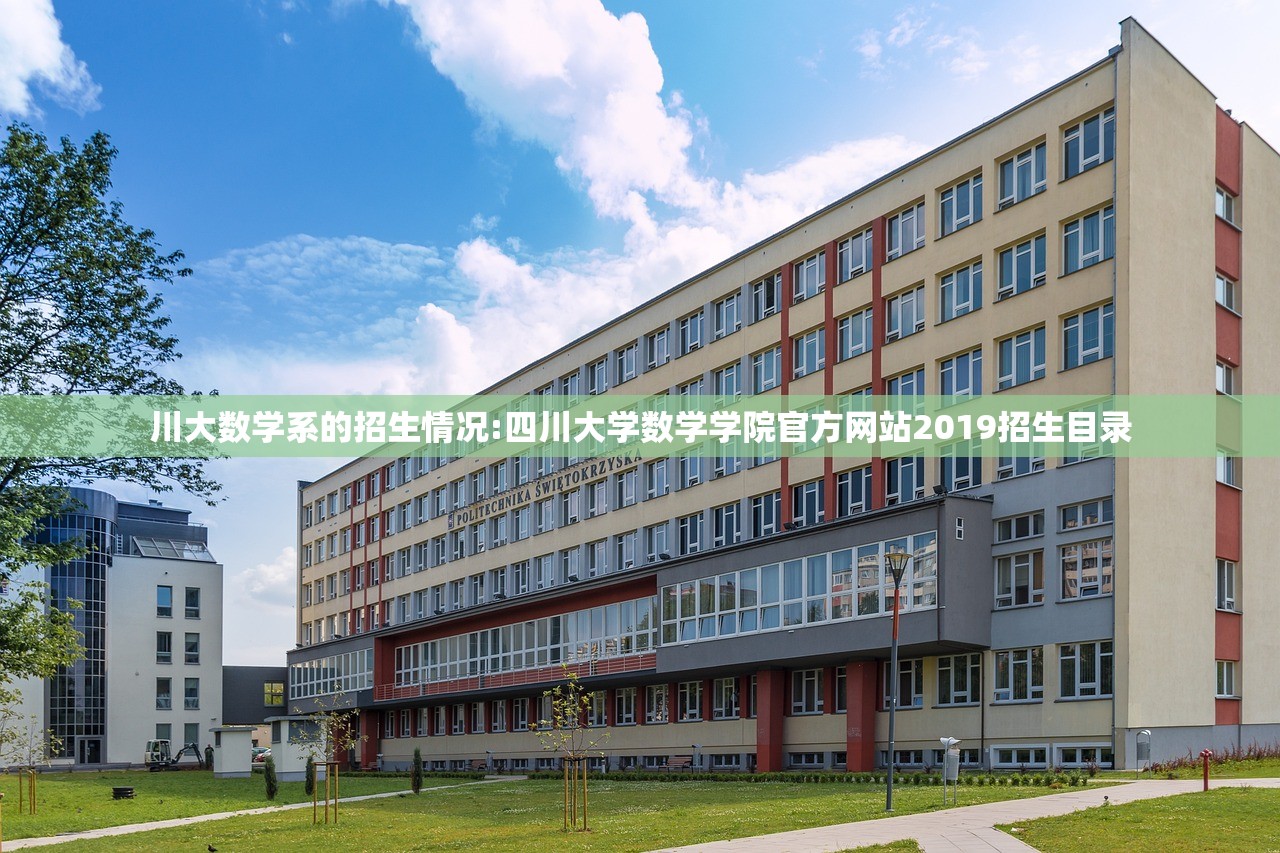 川大数学系的招生情况:四川大学数学学院官方网站2019招生目录