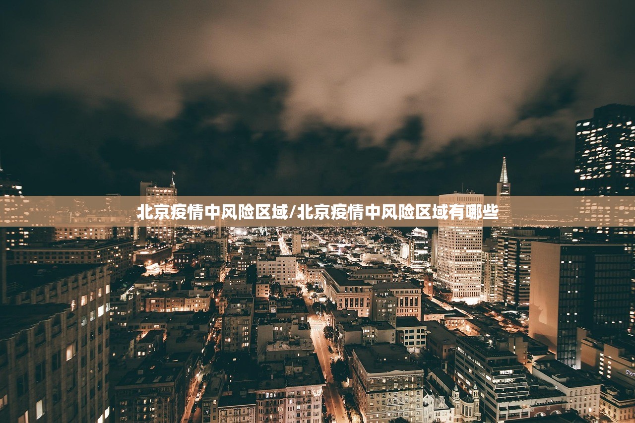 北京疫情中风险区域/北京疫情中风险区域有哪些