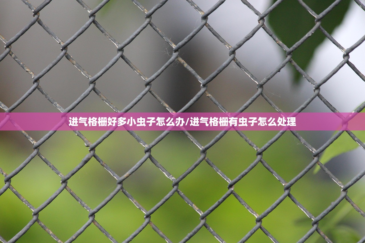 进气格栅好多小虫子怎么办/进气格栅有虫子怎么处理