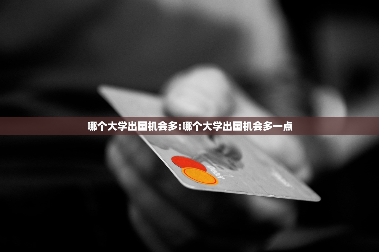 哪个大学出国机会多:哪个大学出国机会多一点