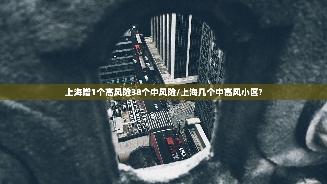 上海增1个高风险38个中风险/上海几个中高风小区?