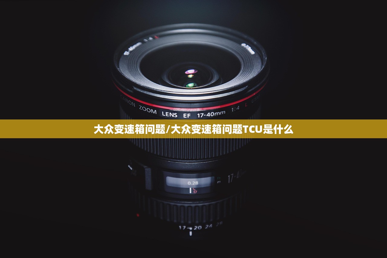 大众变速箱问题/大众变速箱问题TCU是什么