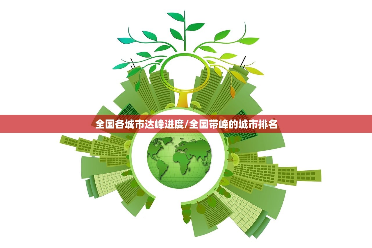 全国各城市达峰进度/全国带峰的城市排名