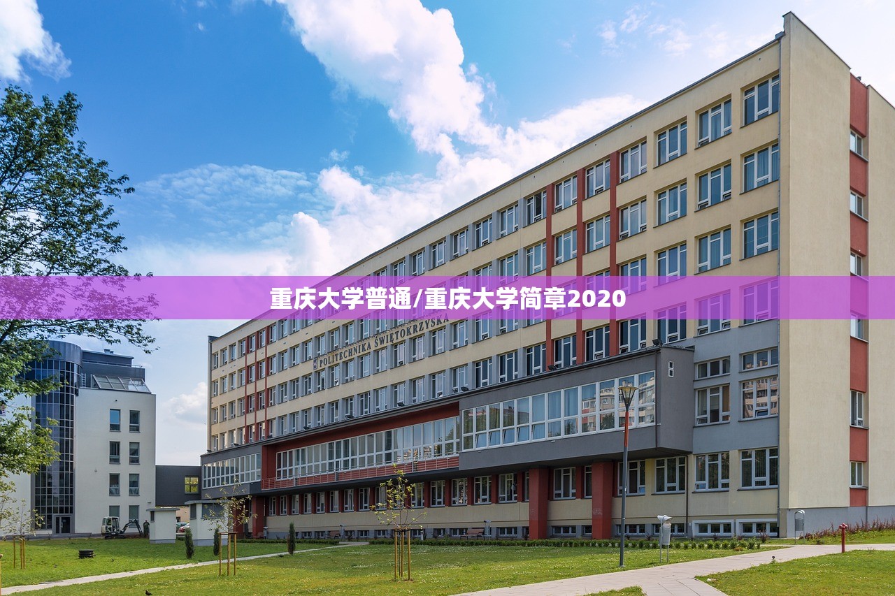 重庆大学普通/重庆大学简章2020