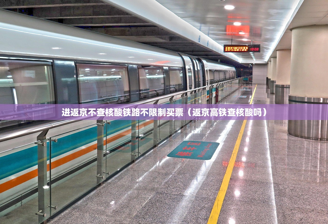 进返京不查核酸铁路不限制买票（返京高铁查核酸吗）
