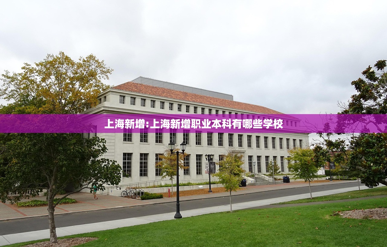 上海新增:上海新增职业本科有哪些学校