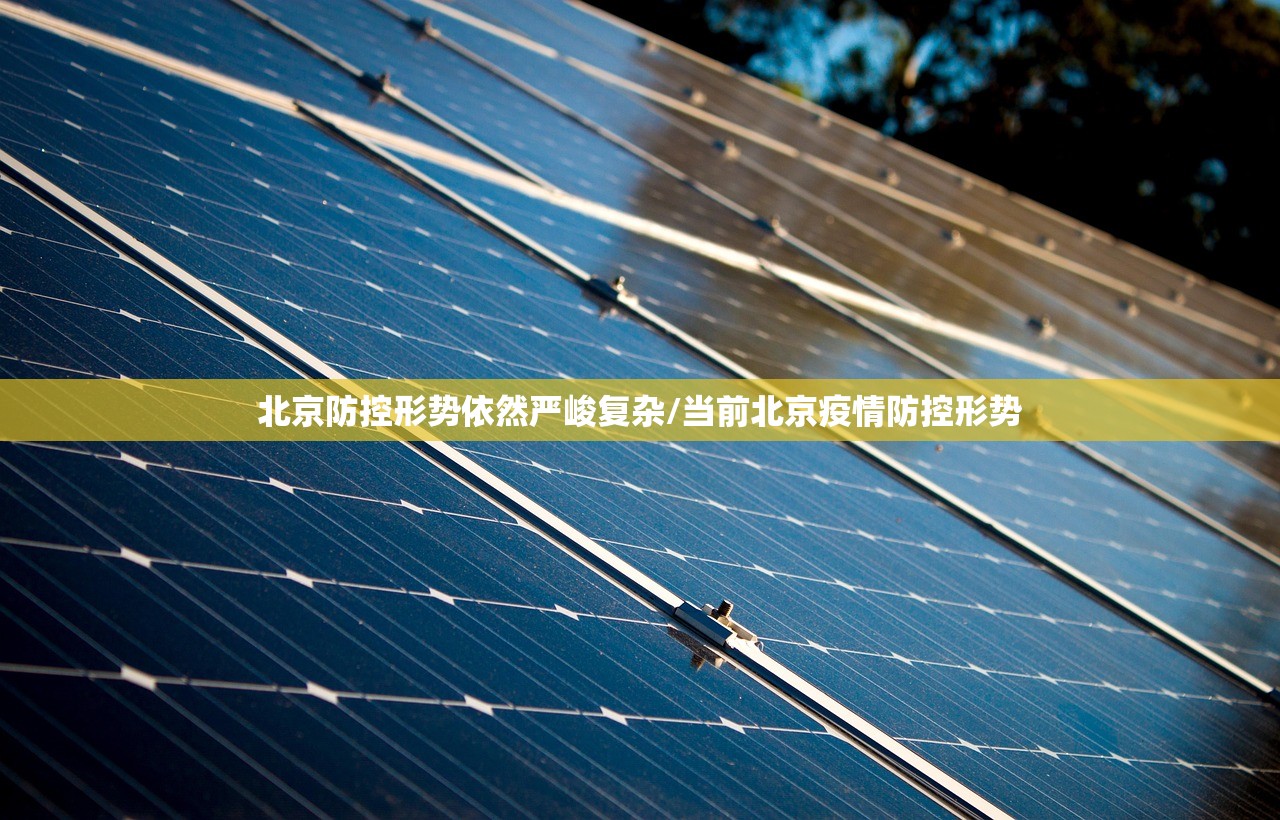 北京防控形势依然严峻复杂/当前北京疫情防控形势