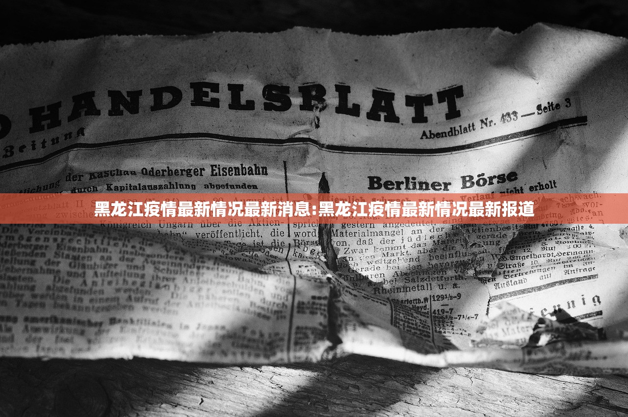 黑龙江疫情最新情况最新消息:黑龙江疫情最新情况最新报道