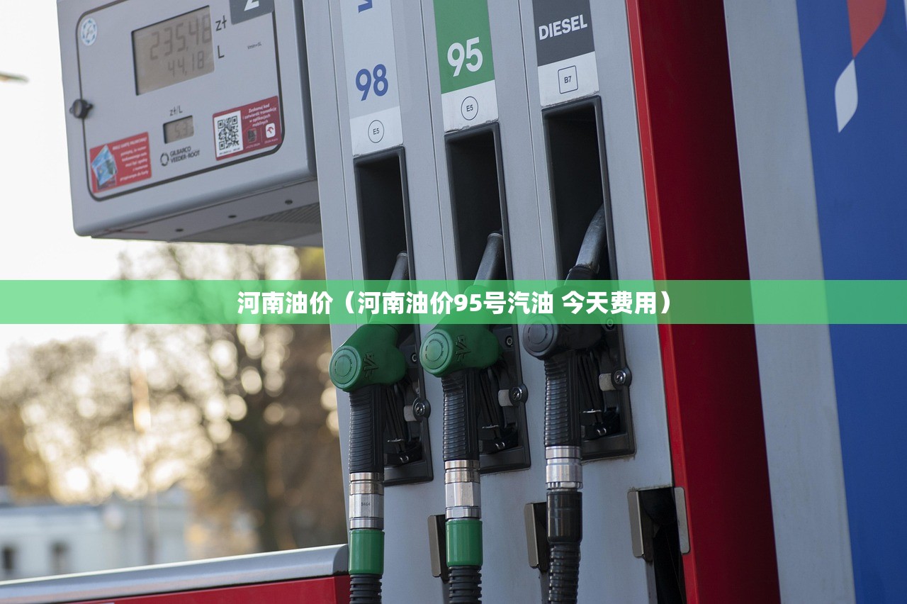 河南油价（河南油价95号汽油 今天费用）