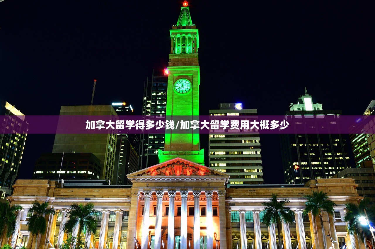 加拿大留学得多少钱/加拿大留学费用大概多少
