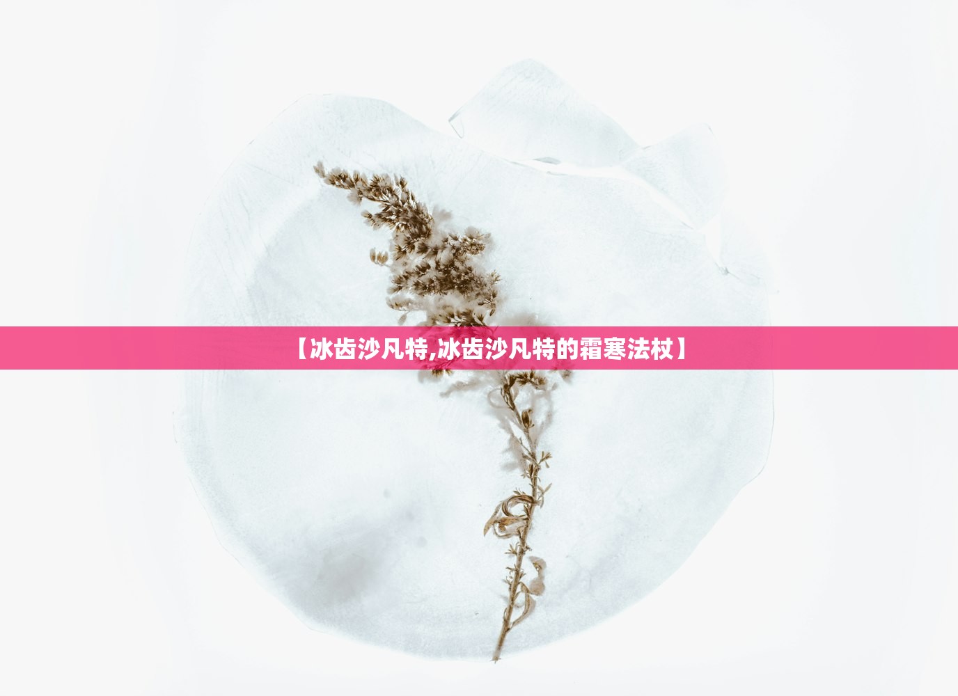 【冰齿沙凡特,冰齿沙凡特的霜寒法杖】